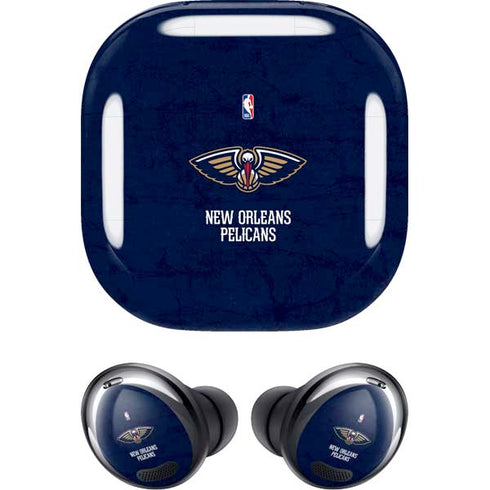NBA New Orleans Pelicans Distressed Galaxy Buds Pro Skin
